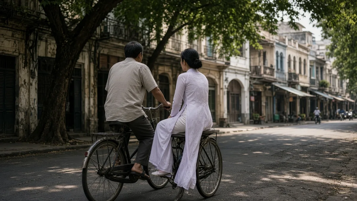 Vì sao phụ nữ miền Nam xưa ngồi một bên trên xe