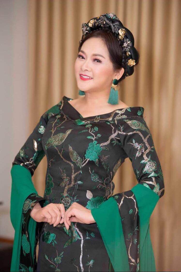 Hình ảnh nữ ca sĩ Như Quỳnh trong một lần xuất hiện trước công chúng