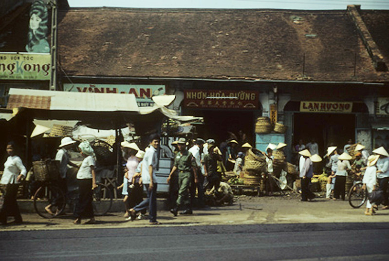 Đường Chi Lăng, Gia Định, gần chợ Bà Chiểu. năm 1967
