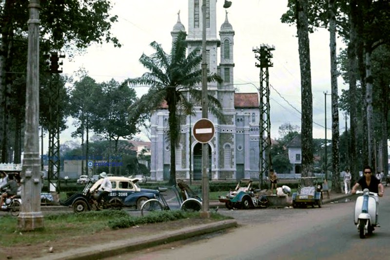 Nhà thờ Thánh nữ Jeanne d' Arc - Sài Gòn những năm 1960