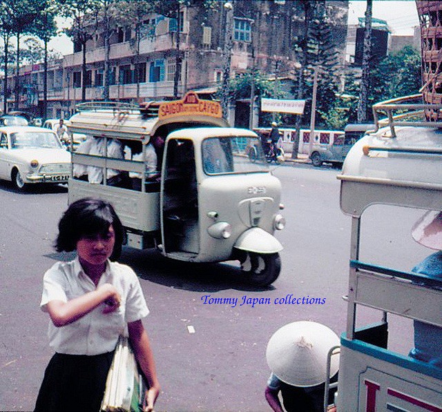 Xe lam ở Sài Gòn năm 1969