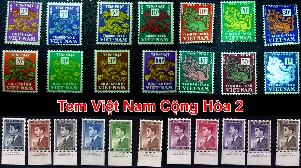 Tem Việt Nam Cộng Hòa - Phần 2 - Tem cổ Tiền xưa