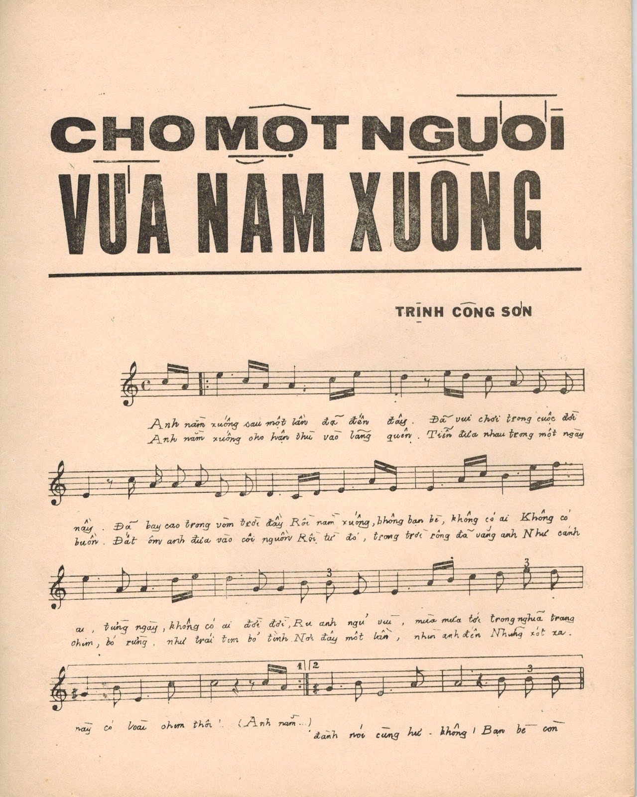 Hoàn cảnh sáng tác bài hát "Cho Một Người Nằm Xuống" - Mối giao tình đặc biệt giữa nhạc sĩ Trịnh Công Sơn và tướng Lưu Kim Cương