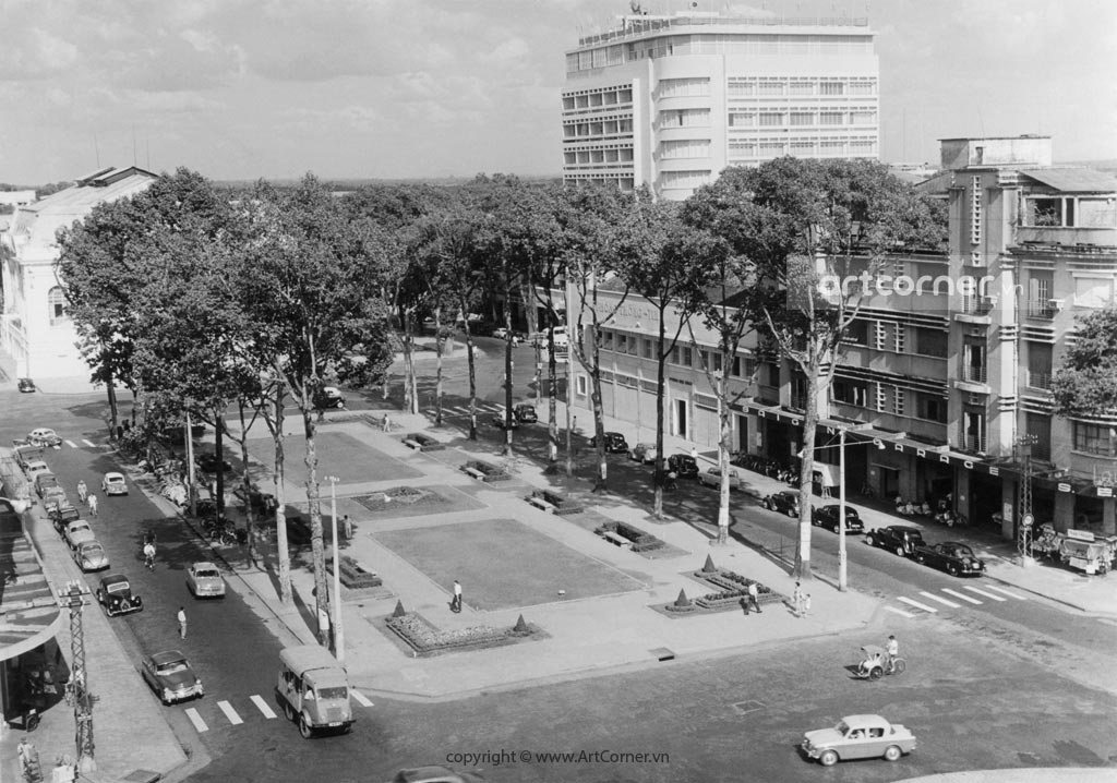 Công trường Lam Sơn, Sài Gòn (1961) - Nguyễn Bá Mậu - ArtCorner.vn