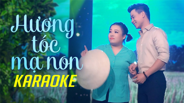 Hương Tóc Mạ Non - Huỳnh Thật ft Lê Trang - Karaoke