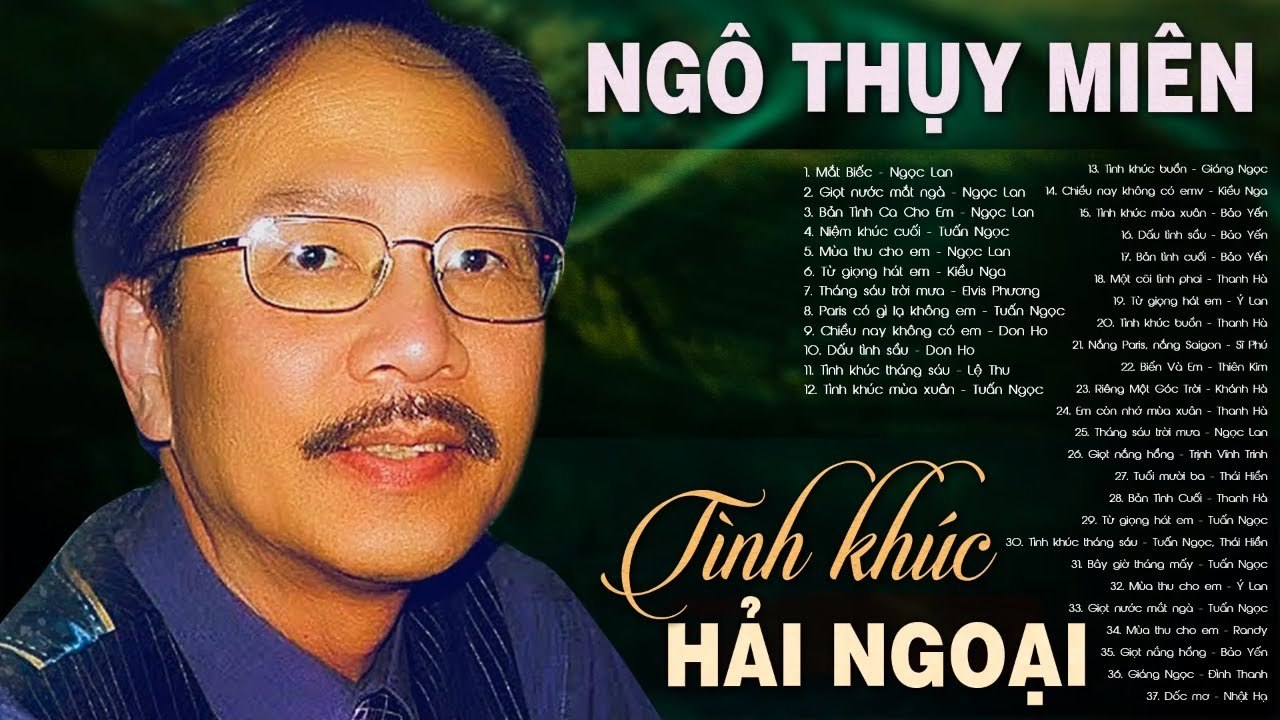 Tình Khúc NGÔ THỤY MIÊN Bất Hủ - LK Mắt Biếc, Giọt Nước Mắt Ngà 182 Tình Ca Xưa Hải Ngoại hay Nhất