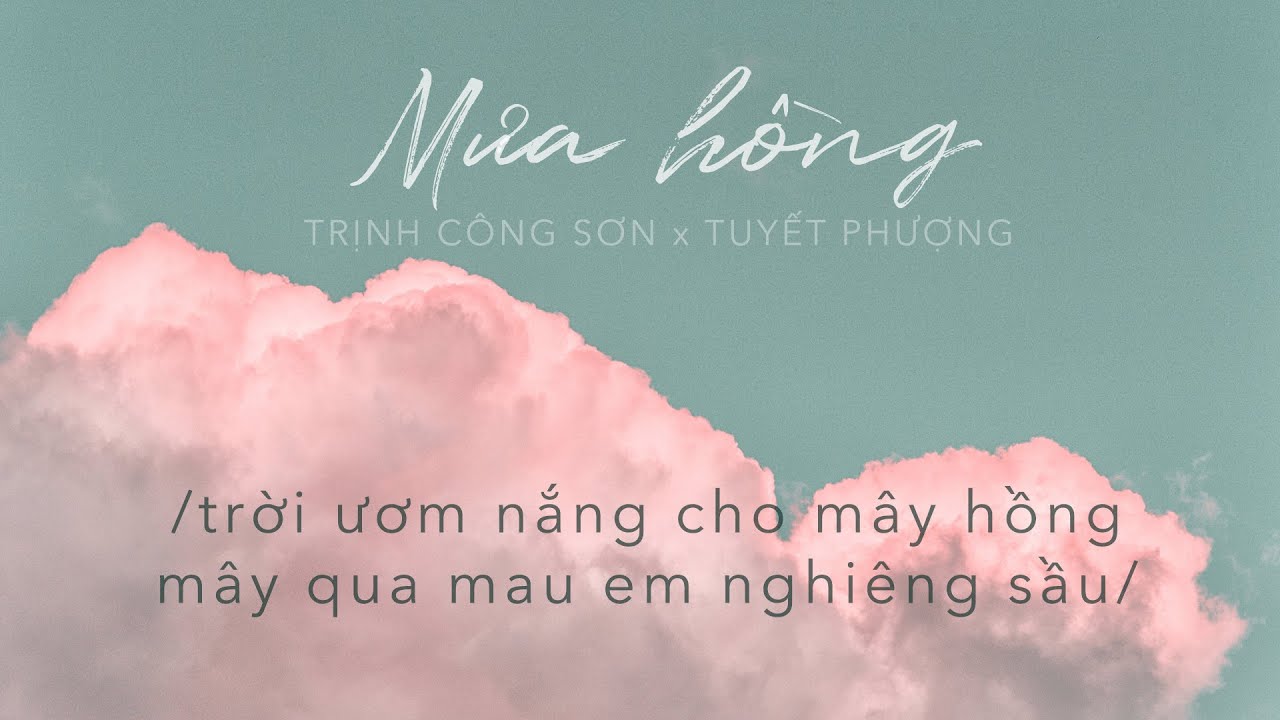 Tuyết Phượng - Mưa Hồng (Video Lyric) | Nhạc Trịnh