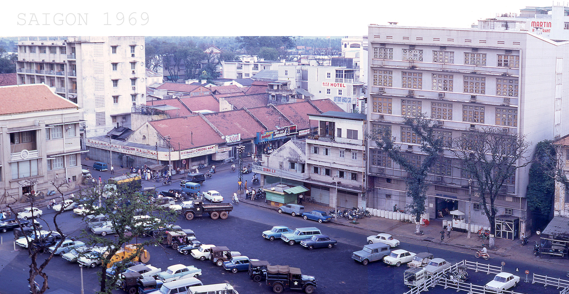 Hình toàn cảnh (panorama) của Sài Gòn trước năm 1975