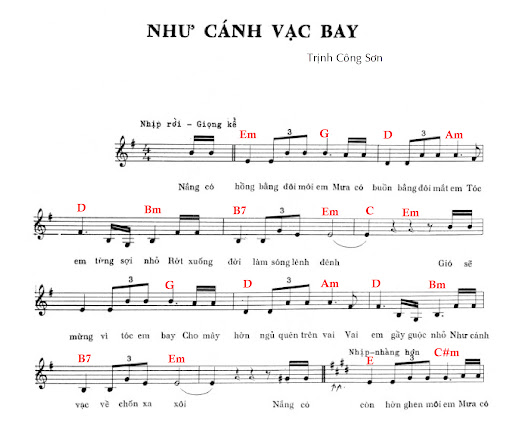 Như Cánh Vạc Bay, sáng tác: Trịnh Công Sơn | Thẩm Mỹ Âm Nhạc