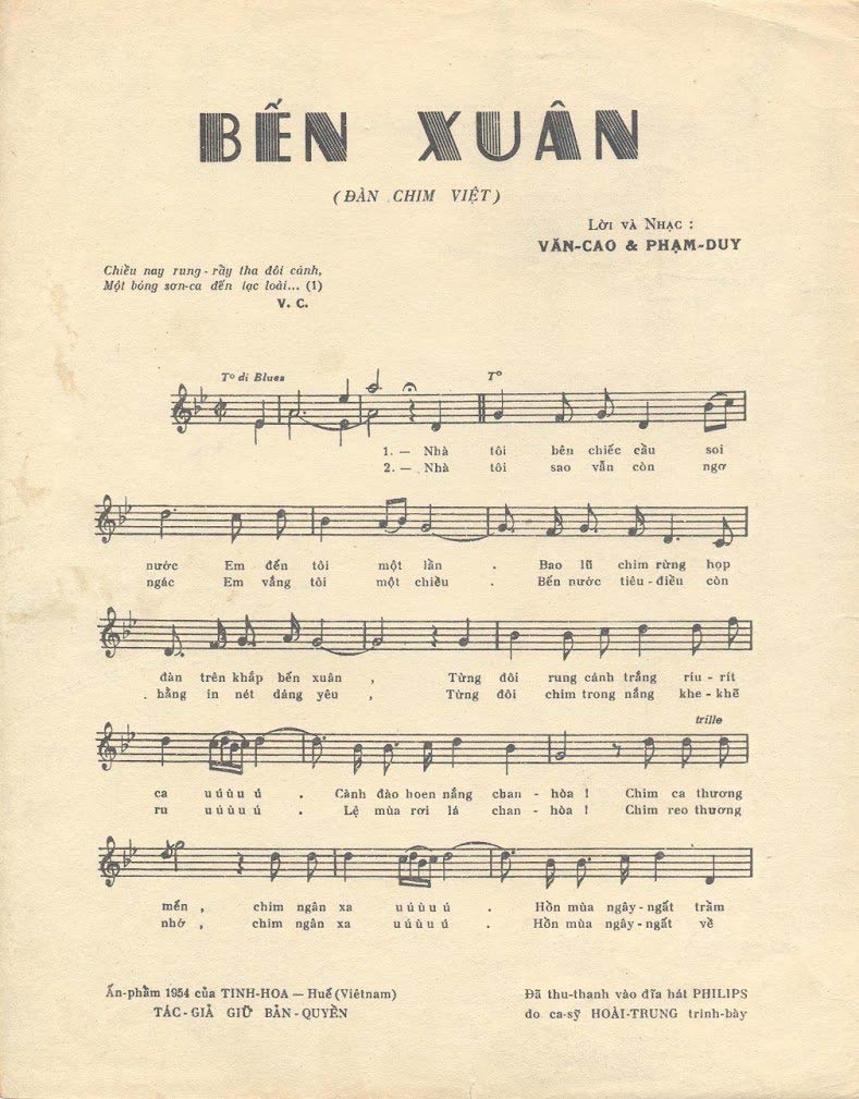 Hoàn cảnh sáng tác "Bến Xuân" và giai thoại về chuyện tình của nhạc sĩ Văn  Cao 80 năm trước