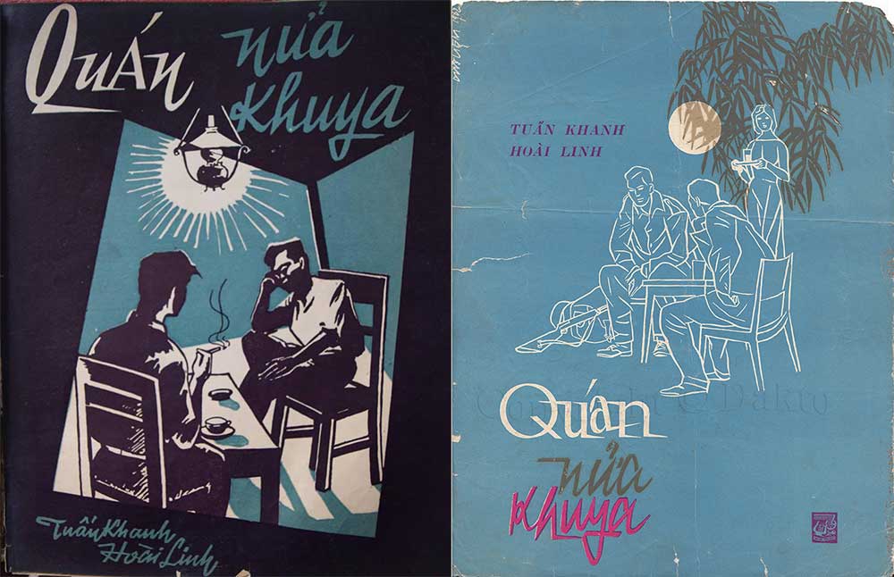 Hoàn cảnh sáng tác bài Quán Nửa Khuya (Tuấn Khanh & Hoài Linh): "Quán nửa khuya đèn mờ theo hơi khói..."