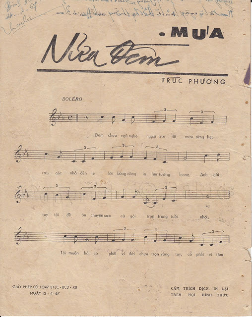 Cảm nhận âm nhạc: "Mưa Nửa Đêm" (nhạc sĩ Trúc Phương) - Mưa lên phố nhỏ, có một người vừa ra đi đêm nay...