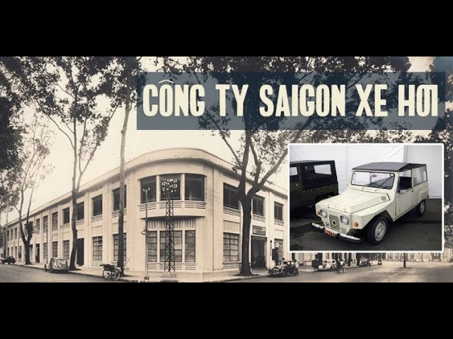 Hình ảnh quý hiếm về Toà Nhà Saigon Xe Hơi –Nơi sản xuất ra những chiếc xe  hơi đầu tiên của Việt Nam