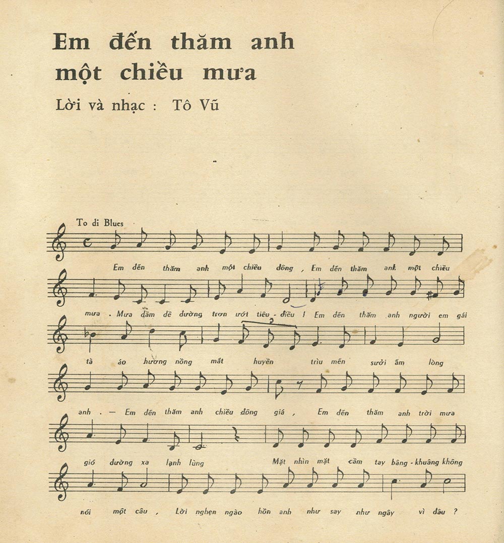 Hoàn cảnh sáng tác "Em Đến Thăm Anh Một Chiều Mưa" (nhạc sĩ Tô Vũ) - Tuyệt  phẩm trữ tình lãng mạn của thập niên 1940